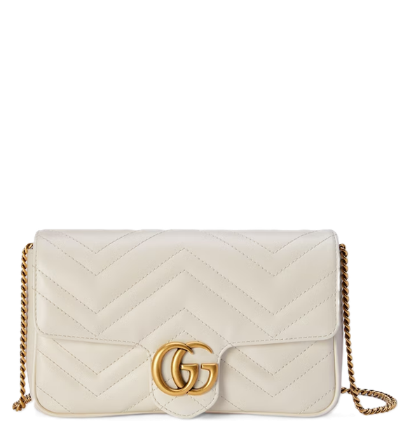  Túi Nữ Gucci GG Marmont Mini Bag 'White' 