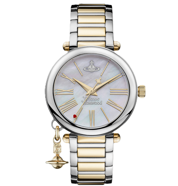  Đồng Hồ Vivienne Westwood Mother Orb 'Silver Gold' 