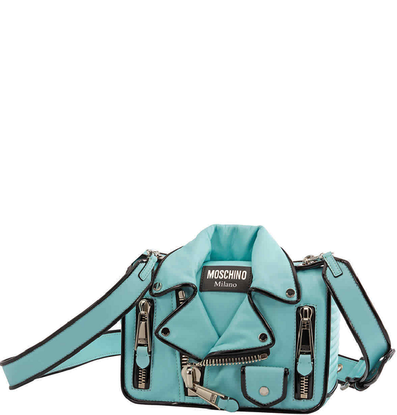  Túi Nữ Moschino Mint Nappa Leather Biker 'Mint' 