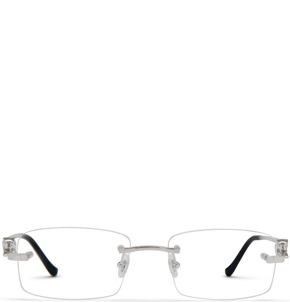  Kính Nam Cartier Eyeglasses 'Silver' 