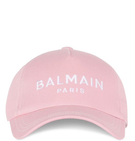  Mũ Nữ Balmain Embroidered Cotton 'Pink' 