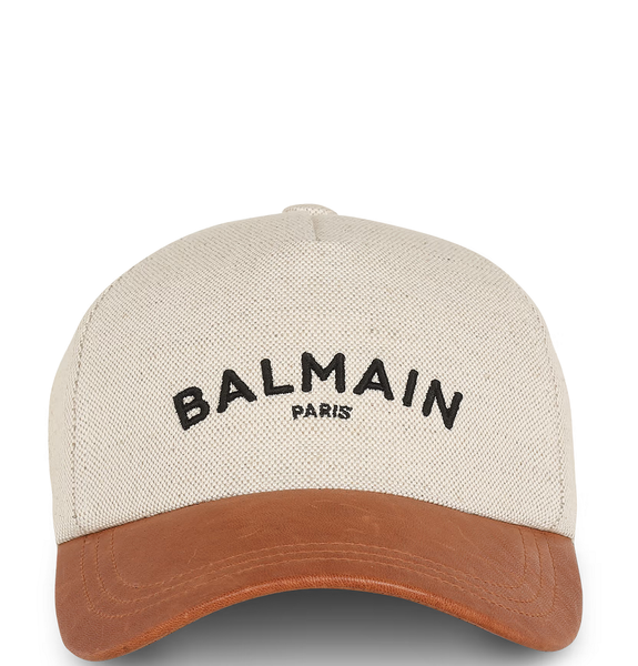  Mũ Nữ Balmain Cotton With Balmain Logo 'Beige' 