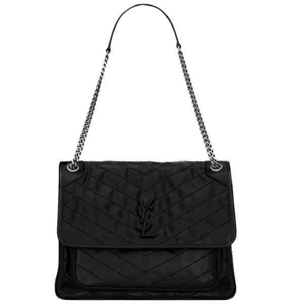  Túi Nữ Saint Laurent Niki Large In Vintage Leather 'Black' 