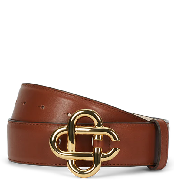  Thắt Lưng Nữ Casablanca CC Logo Buckle 'Tan' 