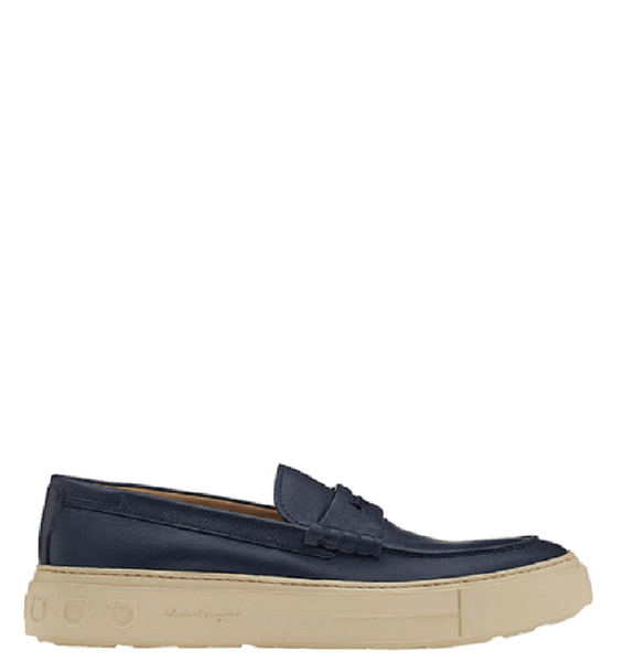  Giày Nam Salvatore Ferragamo Sporty Loafer 'Blue Marine' 