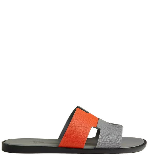  Dép Nam Hermes Izmir Sandal 'Orange Poppy Gris Brume' 