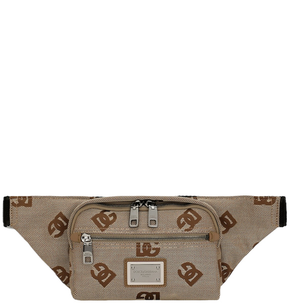  Túi Nam Dolce & Gabbana Small Cordura Belt Bag 'Brown' 