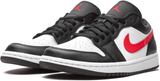  Giày Nike Air Jordan 1 Low Black Siren 'Red' 