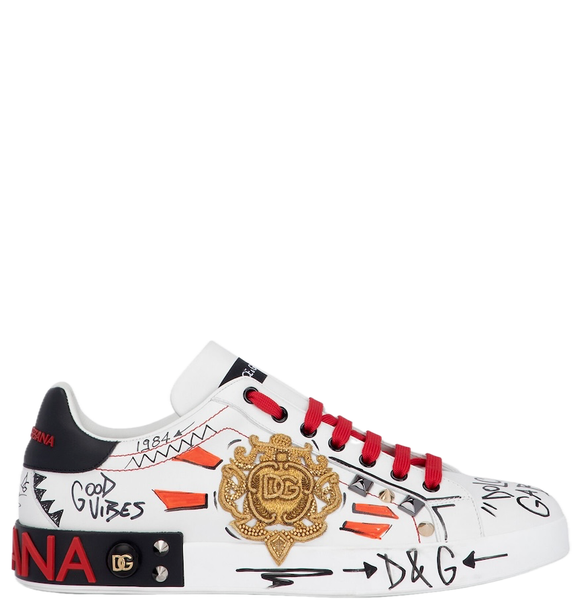  Giày Nam Dolce & Gabbana Calfskin Portofino 'Multicolor' 