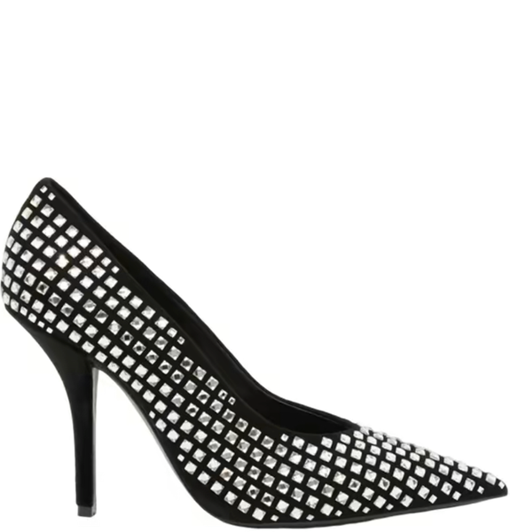  Giày Nữ Burberry Crystal Detail Leather Point-toe Pumps 'Black' 