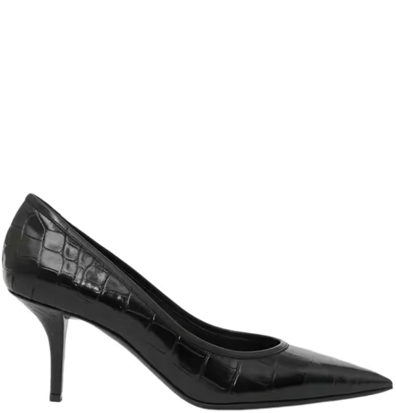  Giày Nữ Burberry Embossed Leather Point-toe Pumps 'Black' 