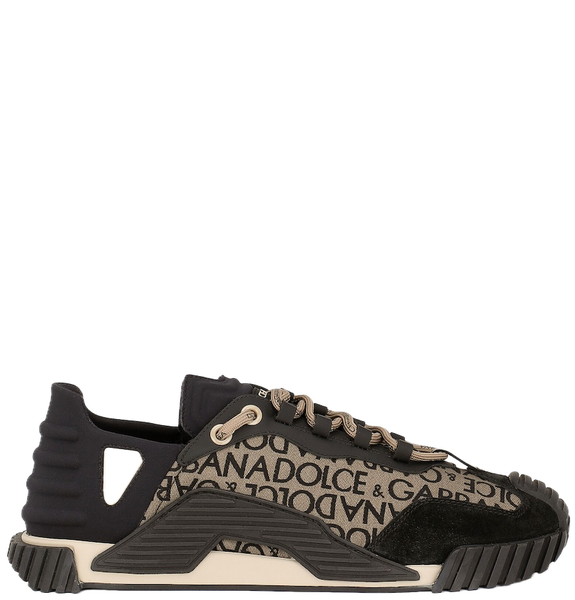  Giày Nữ Dolce & Gabbana Coated Jacquard NS1 'Brown' 