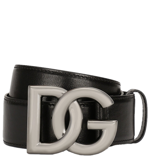  Thắt Lưng Nam Dolce & Gabbana Calfskin Belt 'Black' 