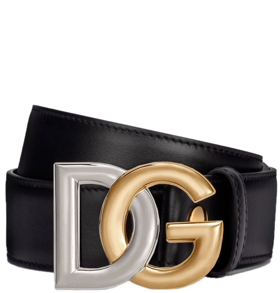  Thắt Lưng Nam Dolce & Gabbana Calfskin Belt 'Black' 