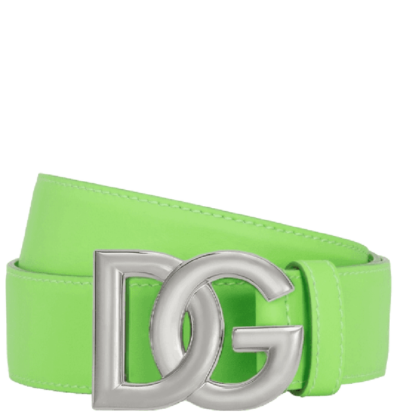  Thắt Lưng Nam Dolce & Gabbana Calfskin Belt 'Green' 
