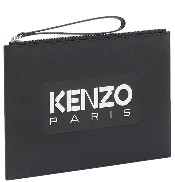  Túi Nam Kenzo Large 'Kenzo Emboss' Leather Pouch 'Black' 