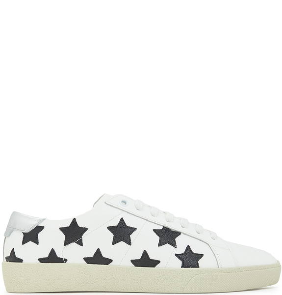  Giày Nam Saint Laurent Black Star California Sneakers 'White' 