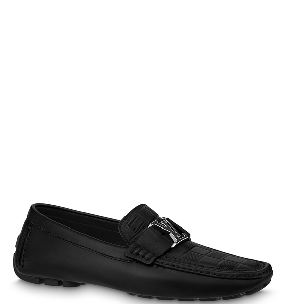  Giày Nam Louis Vuitton Monte Carlo Moccasin 'Black' 