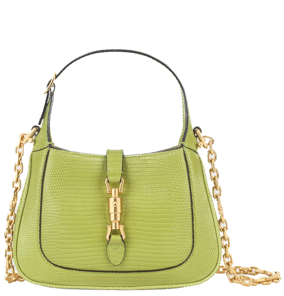  Túi Nữ Gucci Jackie 1961 Lizard Mini Bag 'Pastel Green' 