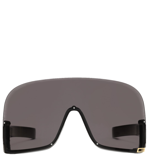  Kính Gucci Mask Shaped Frame Sunglasses 'Shiny Black' 