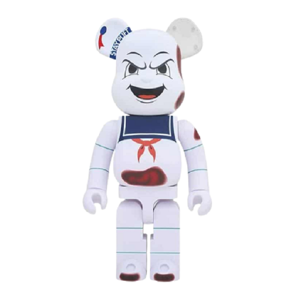  Mô Hình Bearbrick X Ghostbusters Stay Puft Marshmellow Man Angry Face 