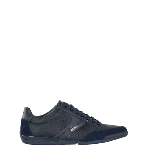  Giày Nam Hugo Boss Mixed Material Trainers 'Dark Blue' 