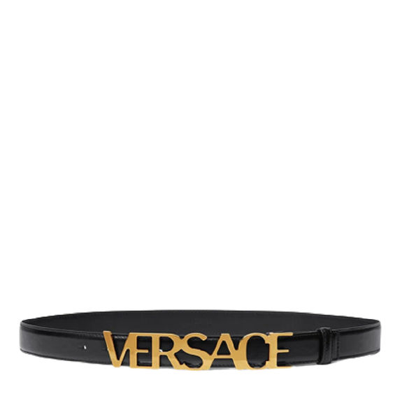  Thắt Lưng Nam Versace Logo Belt Black 