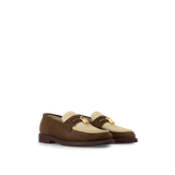  Giày Nam Louis Vuitton LV Dandy Loafers 'Brown' 