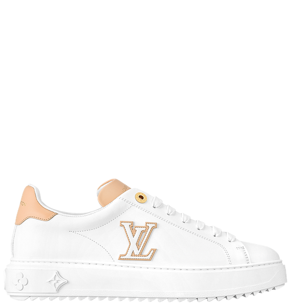  Giày Nữ Louis Vuitton Time Out Trainers 'Natural' 