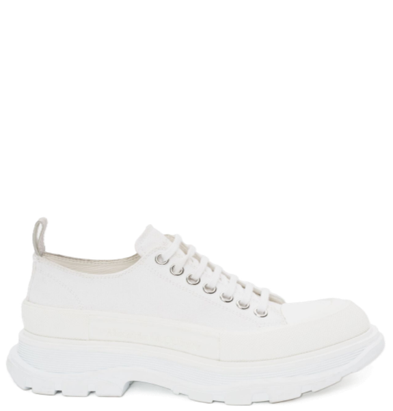  Giày Nữ Alexander McQueen Tread Slick 'White' 