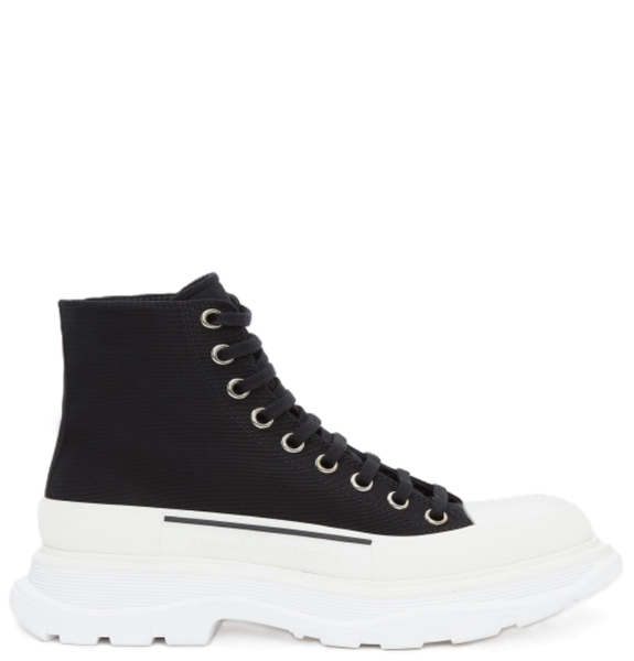  Giày Nữ Alexander McQueen Tread Slick 'Black' 