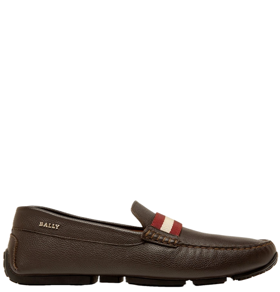 Giày Nam Bally Pearce Leather Drivers 'Brown' 