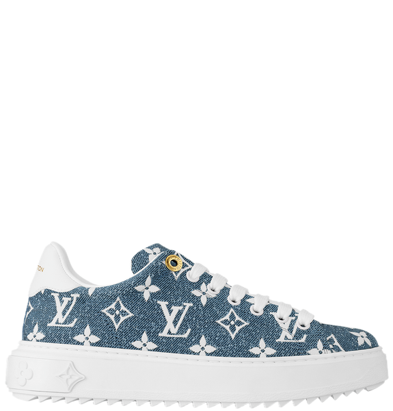  Giày Nữ Louis Vuitton Time Out Trainers 'Blue' 