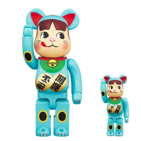  Mô Hình Bearbrick Maneki Neko Peko-chan 