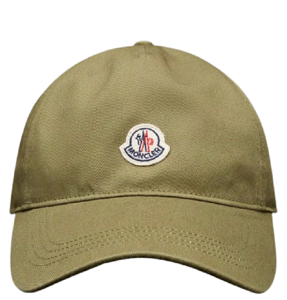  Mũ Nữ Moncler Logo Baseball Cap 'Olive Green' 