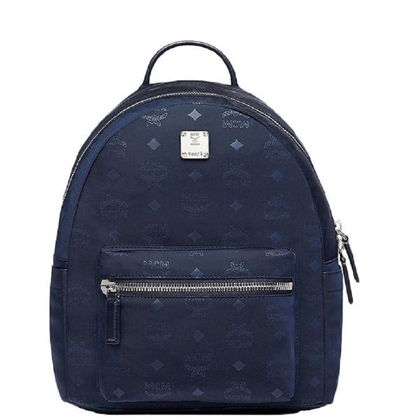  Balo MCM Stark Classic Monogram Nylon 'Black' 