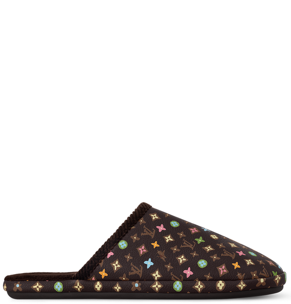  Dép Nam Louis Vuitton LV Palace Slippers 'Mocha Brown' 