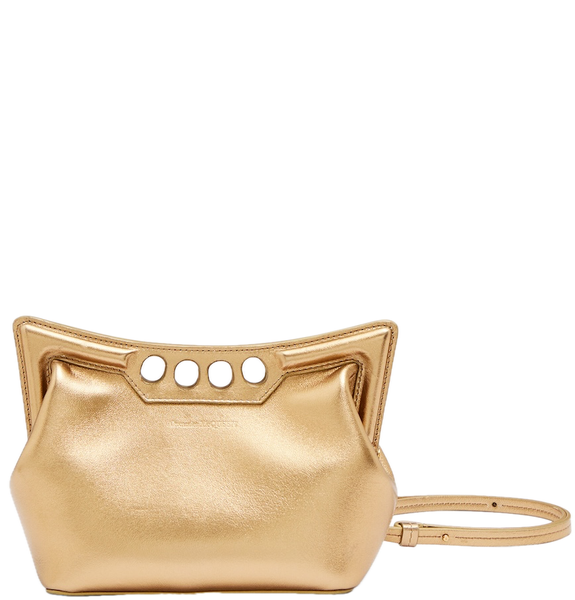  Túi Nữ Alexander McQueen Mini Peak Bag 'Gold' 
