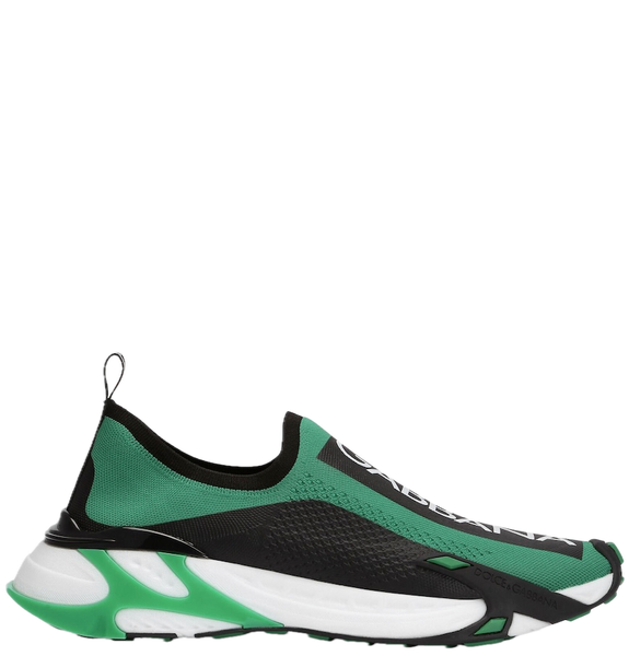  Giày Nam Dolce & Gabbana Stretch Mesh Fast 'Green' 