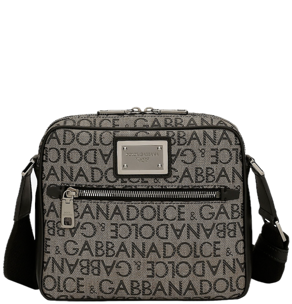  Túi Nam Dolce & Gabbana Coated Jacquard Bag 'Grey' 