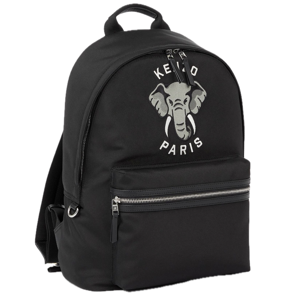  Balo Kenzo Varsity Embroidered Rucksack 'Black' 