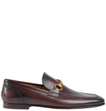  Giày Nam Gucci Jordaan Leather Loafer 'Brown' 