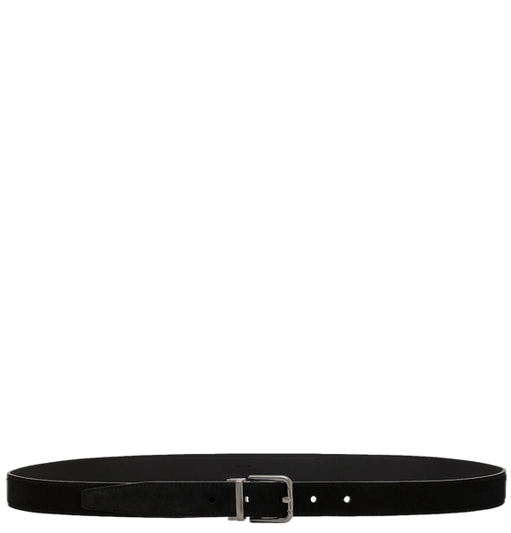  Thắt Lưng Nam Dolce & Gabbana Suede Belt 'Black' 
