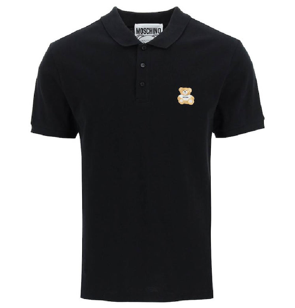  Áo Nam Moschino Polo 'Black' 