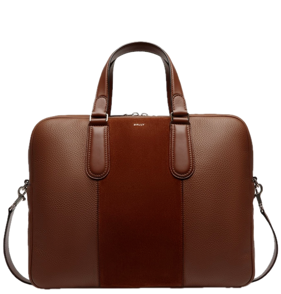  Túi Nam Bally Spin Briefcase 'Brown' 