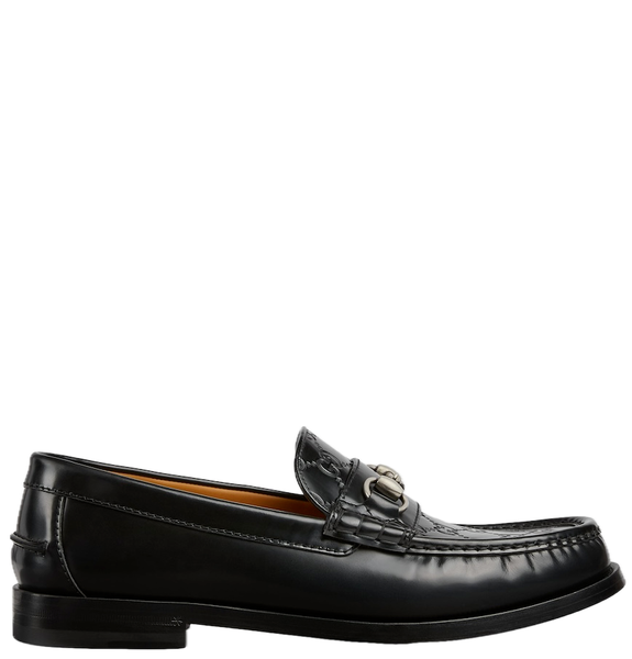  Giày Nam Gucci Gg Loafer With Horsebit 'Black' 