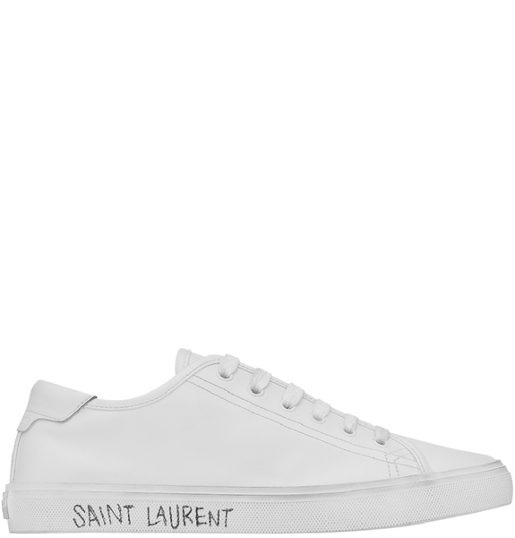  Giày Nam Saint Laurent Malibu Sneakers 'White' 