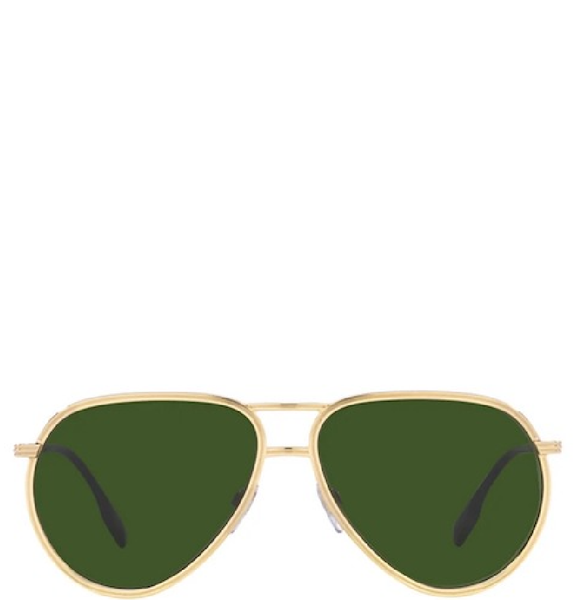  Kính Nam Burberry Eyewear Scott Aviator Frame Sunglasses 'Green' 