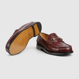  Giày Nam Gucci Gg Loafer With Horsebit 'Burgundy' 