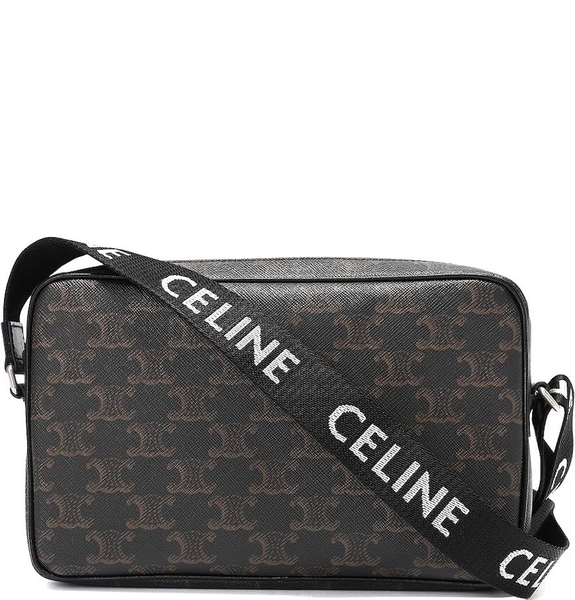  Túi Nữ Celine Medium Messenger Triomphe Canvas 'Brown' 